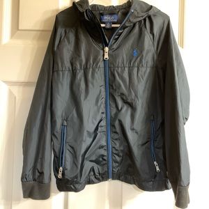 POLO Ralph Lauren Kids Windbreaker Jacket Blue/Blk